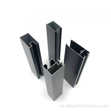 Aluminiumprofil för glasdörrar och fönster